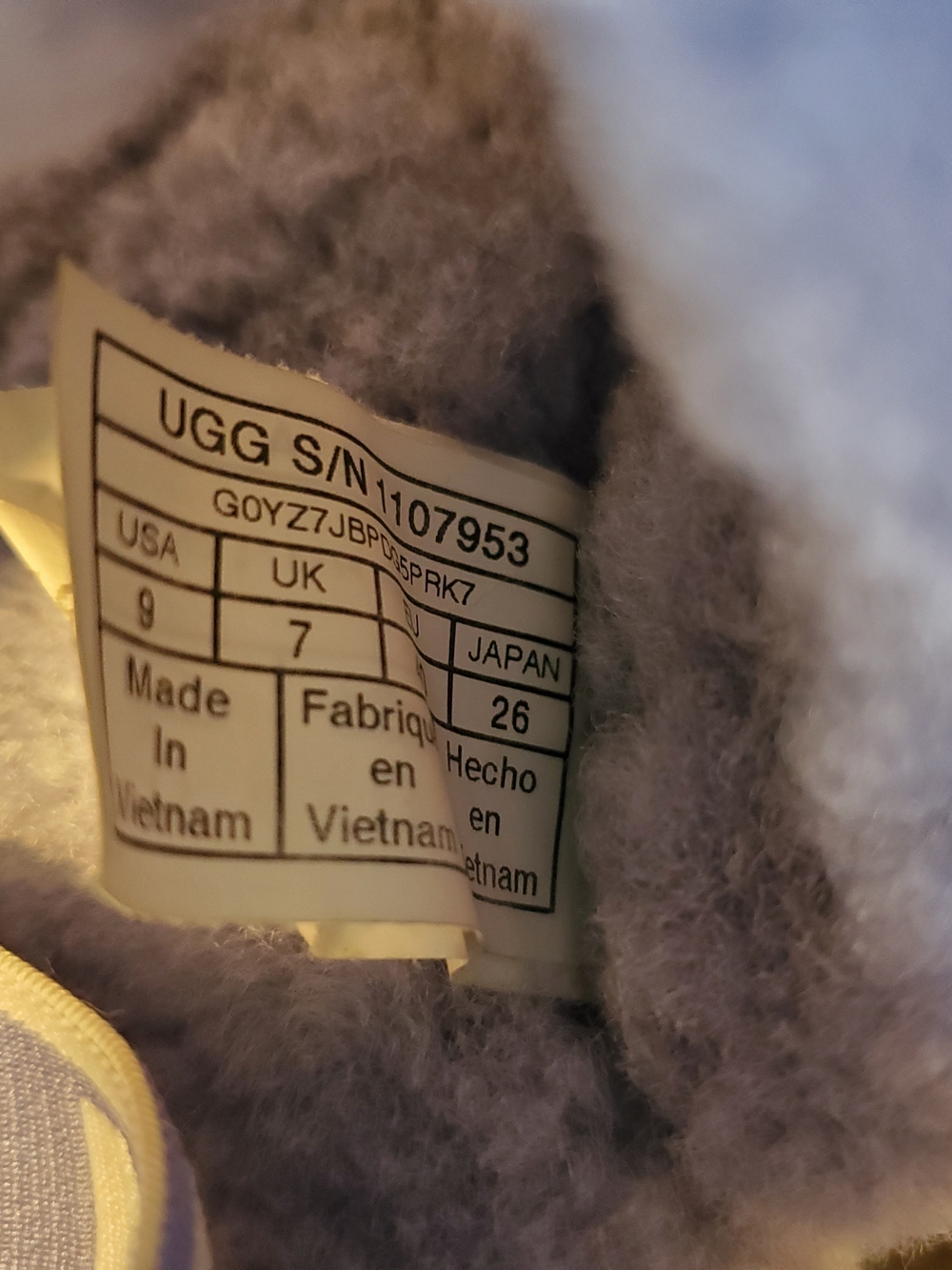 UGG Women's Fluff Slide Sandal - Lavender Shearling - Picture 5 of 5